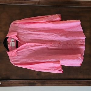 Chicos | 100% Linen Blouse | 3/4 Length Sleeve | Size 2 (Large)